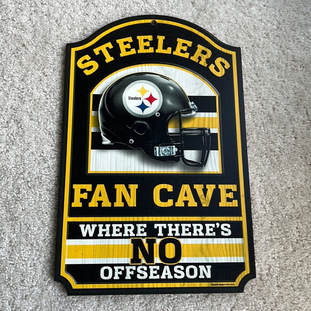 Steelers Fan Cave Sign